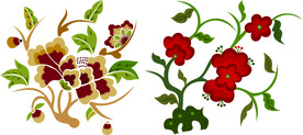 古典矢量花纹
