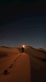 沙漠夜景