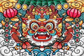 龙年插画素材