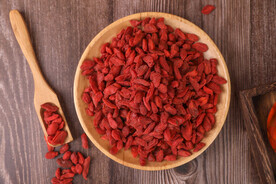 宁夏红枸杞摆拍俯拍