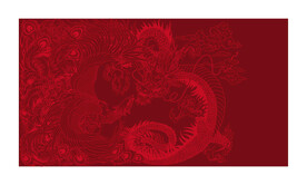 龙凤插画