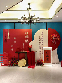 结婚 订婚背板kt板 