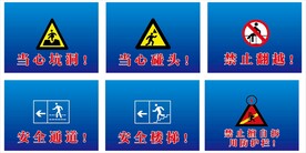 工地安全警示标识牌
