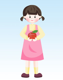 卡通女孩 