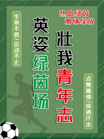 热血绿茵海报