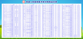 人民医院医共体分院药品目录