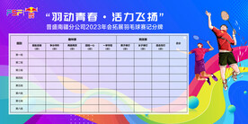 羽毛球 记分牌