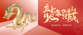 2024年龙年banner展板