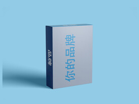 药品包装盒品牌展示样机立体图