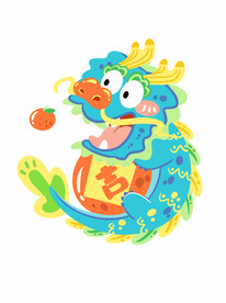 2024年龙年贺卡