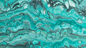 绿色3d抽象油彩水粉背景