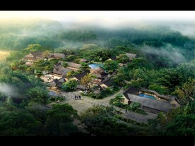 园林古建筑传统效果图