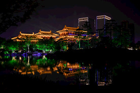 洛阳九州池夜色
