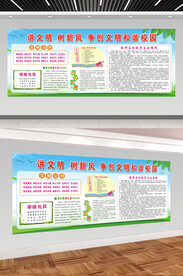 文明校园宣传栏