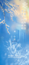 小寒节气海报