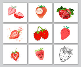 草莓素材PNG