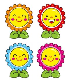 太阳花花插 举牌