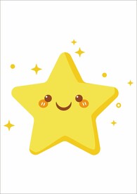 卡通儿童节星星素材