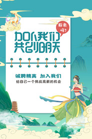 诚聘招聘海报
