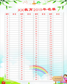 教育名单