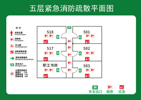 消防疏散图