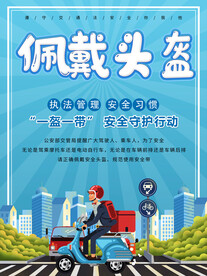 佩戴头盔
