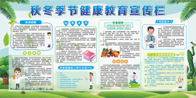 秋冬季节健康教育宣传栏