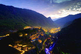 旅游 望仙谷 江西 夜景 峡谷