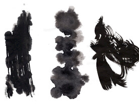 中国风墨迹 水墨元素