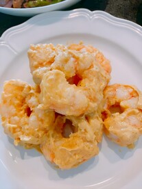 咸蛋黄虾仁