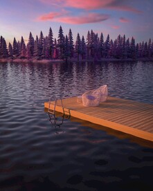 湖边风景