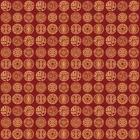 百福图福字背景