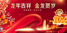 春节瑞龙贺新岁