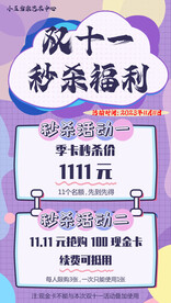 双十一海报
