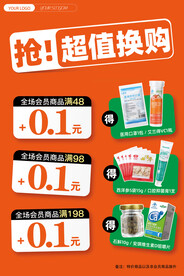 超值换购海报