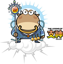 卡通动物水彩插画