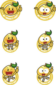 水彩矢量梨图标logo素材