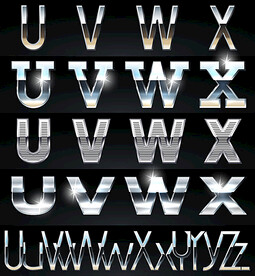 金属字母