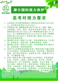 高考对视力要求 
