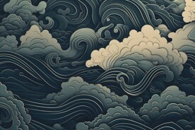 海浪背景