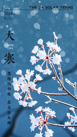 大寒节气海报