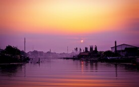 夕阳晚霞图片