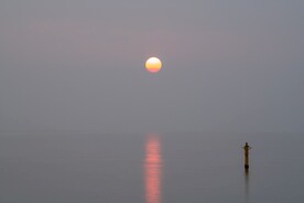 日出日落夕阳西下图片