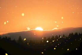 日落夕阳图片