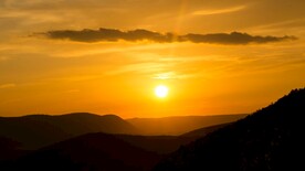 日落夕阳图片