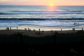 日落夕阳图片