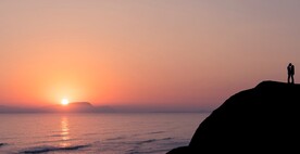 日落夕阳图片