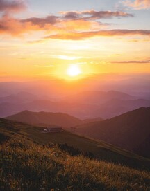 夕阳落日图片
