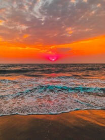  夕阳落日图片
