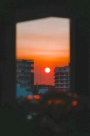 夕阳落日图片